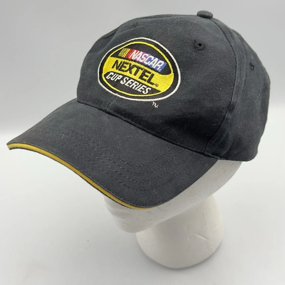 NASCAR NEXTEL CUP SERIES hat black‎ adjustable cap - 100% cotton